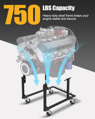 YOLANDO heavy-duty steel cradle construction resists rust and handles up to 750 lbs