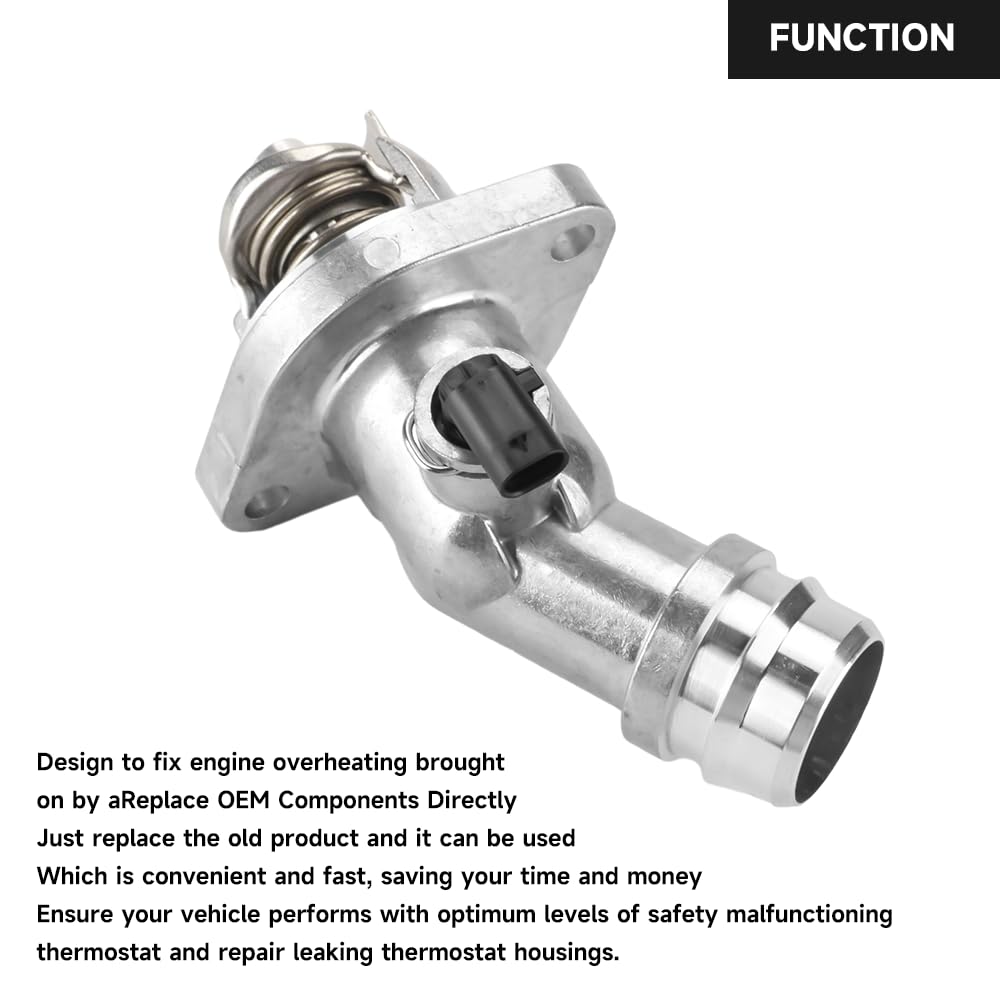YOLLKY thermostat housing detailed casting emphasizes durable construction for temperature changes.
