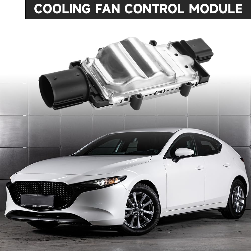 YOLLKY engine cooling fan control module Mazda 5 installation-ready side view for reliable operation