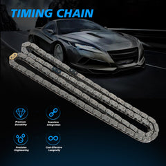YOMALL timing chain guides with precision profiles to reduce wear