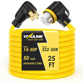 YOMILINK 25 ft RV cord for reliable campsite power.