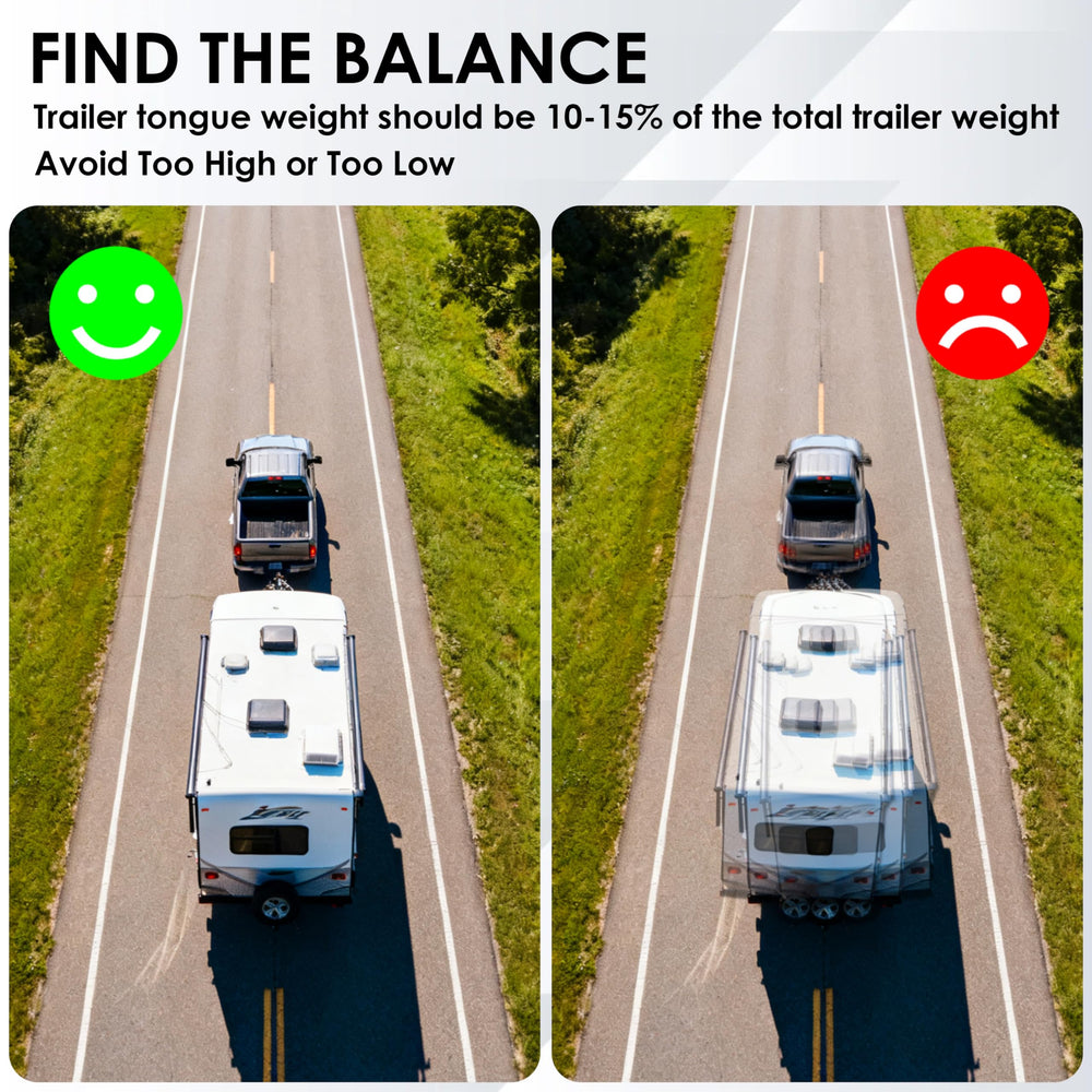 YOMILINK Tongue Weight Scale durable steel build resists corrosion for longevity