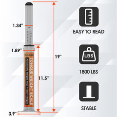 YOMILINK Tongue Weight Scale weather resistant coating withstands outdoor conditions