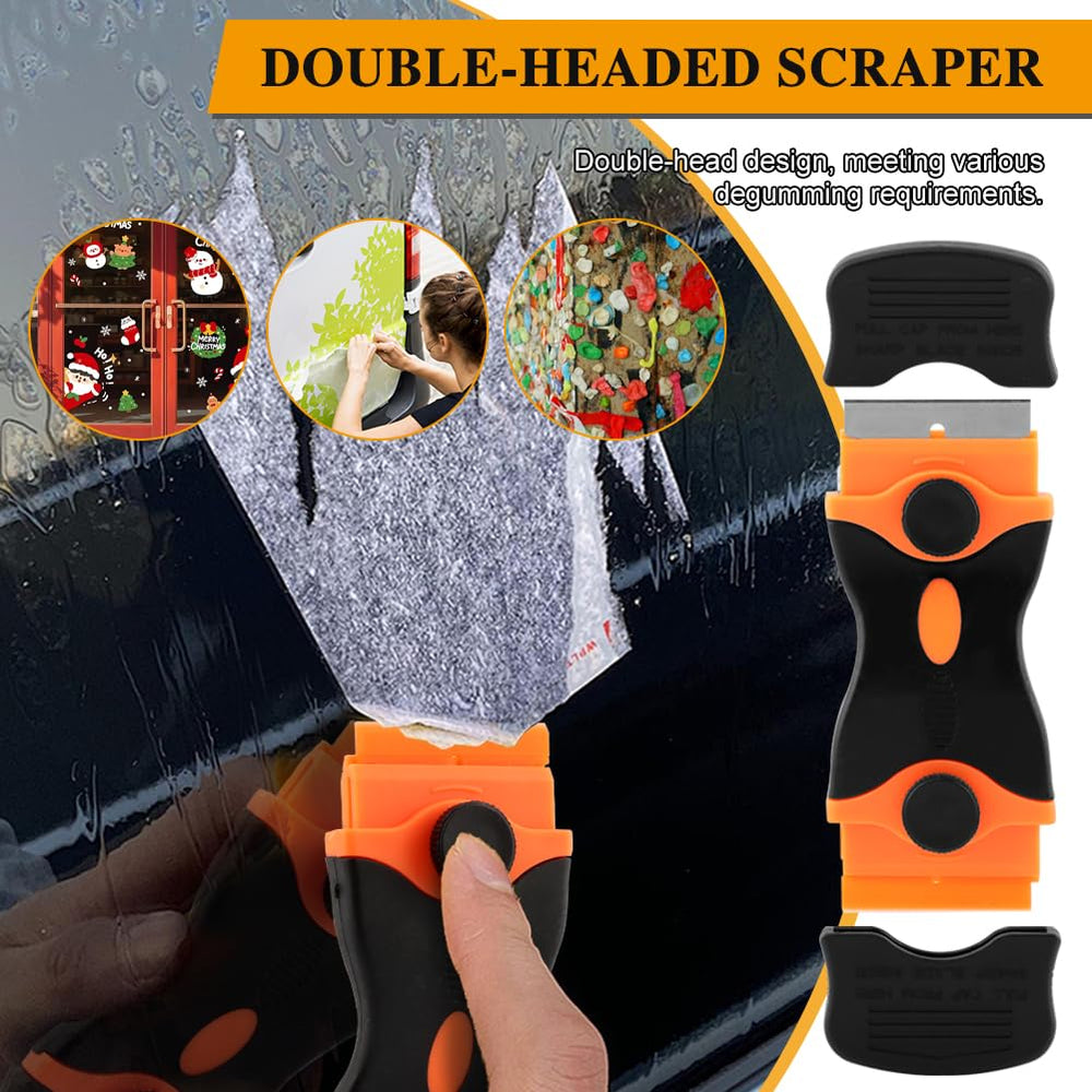 Yonderfume plastic blades included for residue cleanup.