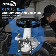 Yongtoparts brake vacuum pump label closeup confirms model compatibility