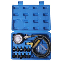 Yonligonju oil pressure tester front view with dual display gauge for quick diagnostics.