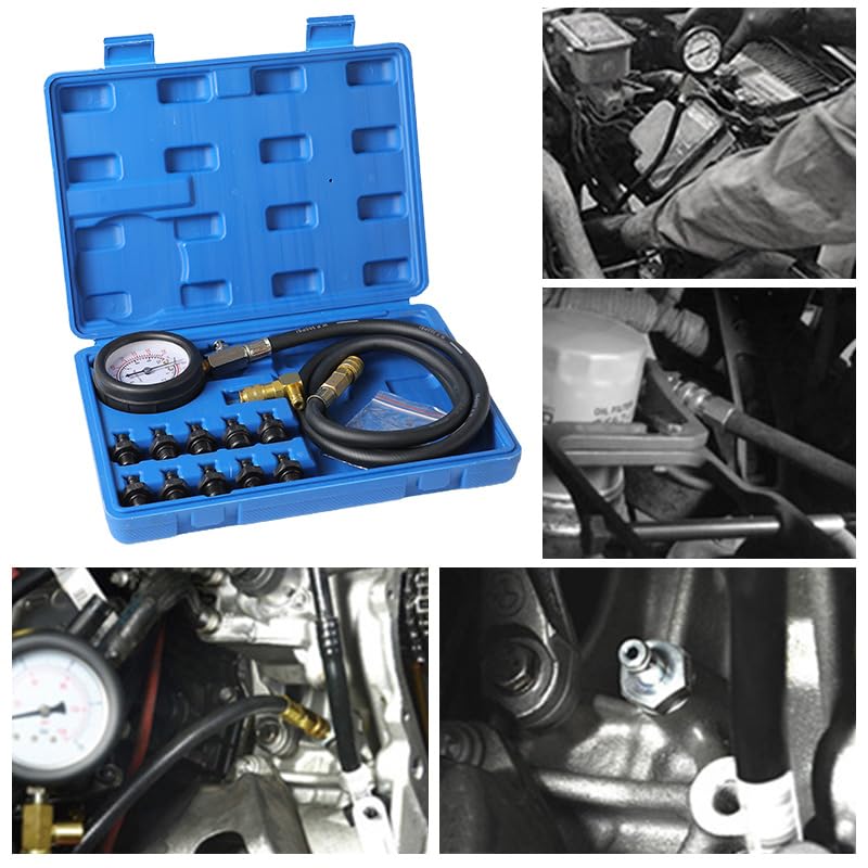 Yonligonju oil pressure tester hose close-up emphasizing oil-resistant, high-temperature design.