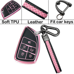 Yonmcfn easy-install keycase in pink makes customization quick and tool-free.
