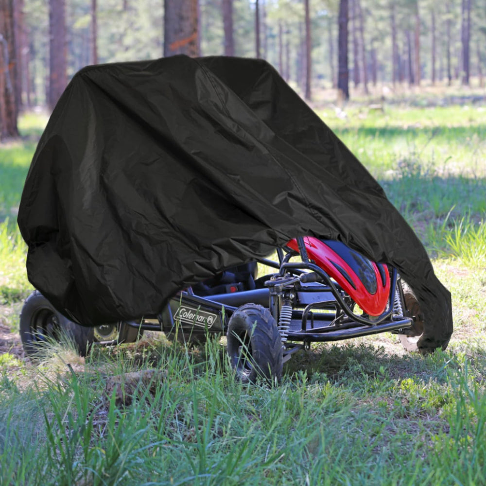 YONQIFON go kart cover storage-bag included for easy transport.
