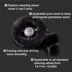 Yontree universal 15-inch steering wheel fit keeps hands comfy across most vehicles.