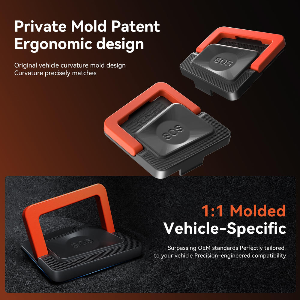 YONZEE tool-free installation fits the original rear door without modifications.