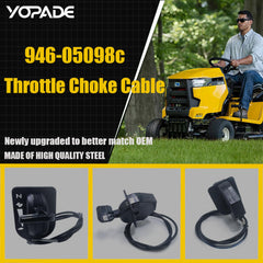 YOPADE throttle choke cable for Craftsman 247204470, easy swap and robust performance