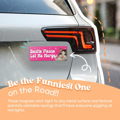 YOPPIX bumper magnet design 2: sparks smiles during traffic jams