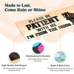 YOPPIX bumper magnet design 3: personality that stays securely attached