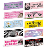 Yoppix bumper magnets with hilarious designs for cars, adding humor to drives