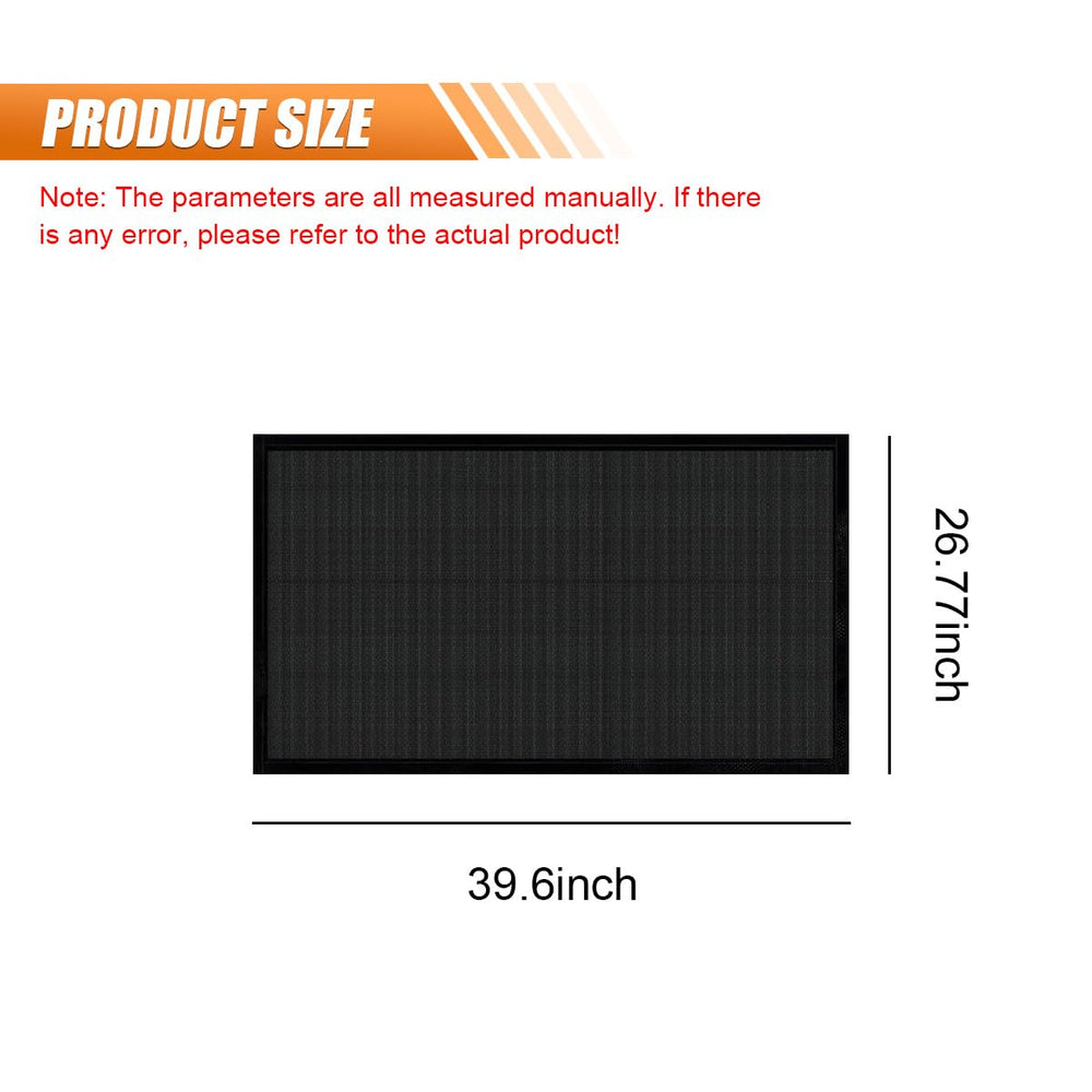 YoRise magnetic sunshade edge attaches securely to the sunroof.