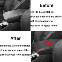 YOSRTER armrest cover installs quickly with stretch edges for a snug fit.