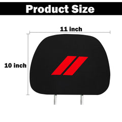 YOSRTER two-pack headrest covers protect seats from wear and sweat.
