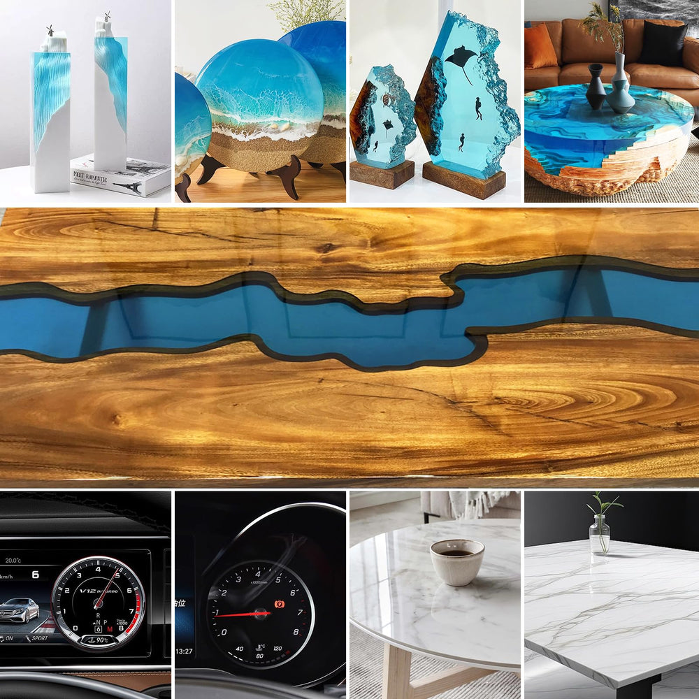 YOUMEITECH resin polishing kit in easy steps for professional epoxy polish at home.