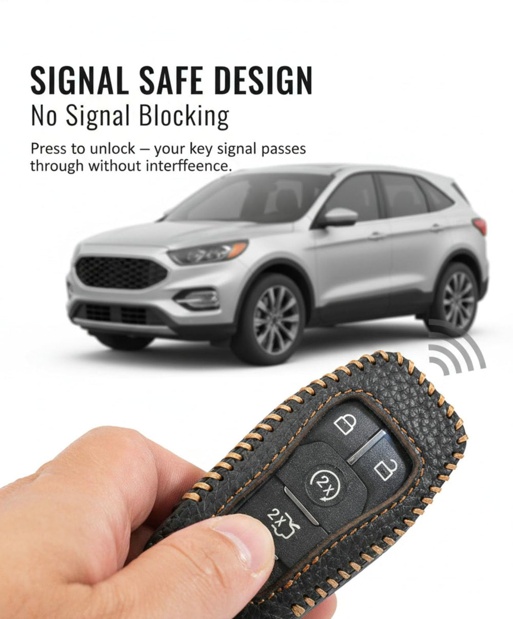 YONUFI Explorer key fob cover leather provides secure, stylish protection