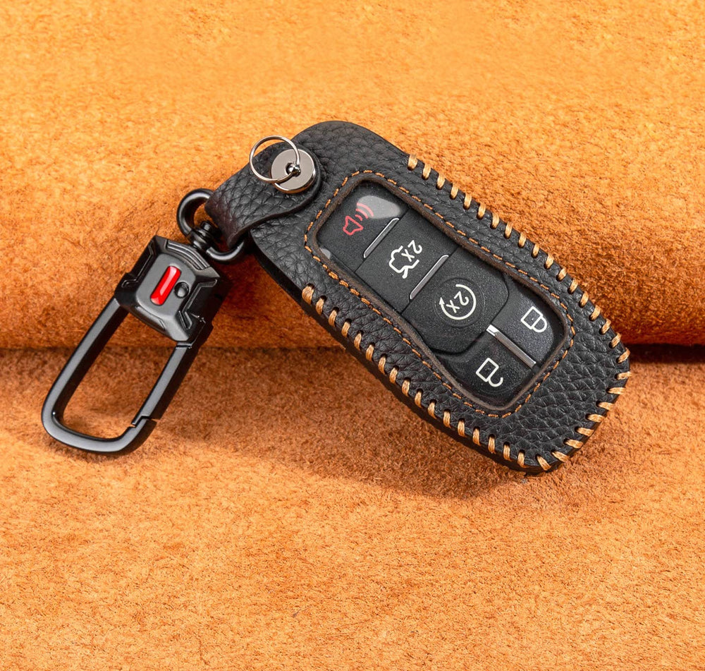 YONUFI Lincoln Nautilus key fob cover leather keeps keys protected daily