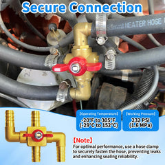 Yourheey German-style clamps in the pack deliver strong, vibration-resistant seals.
