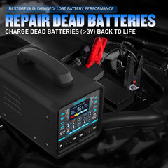 Winter mode boosts charging in cold environments to prevent voltage drop.