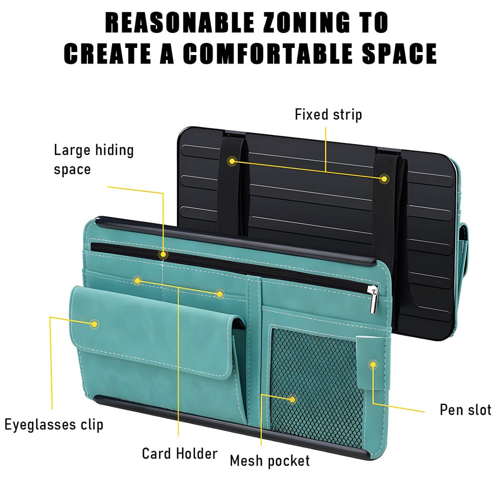Yourkar car organizer is easy to wipe clean with a damp cloth to stay fresh.