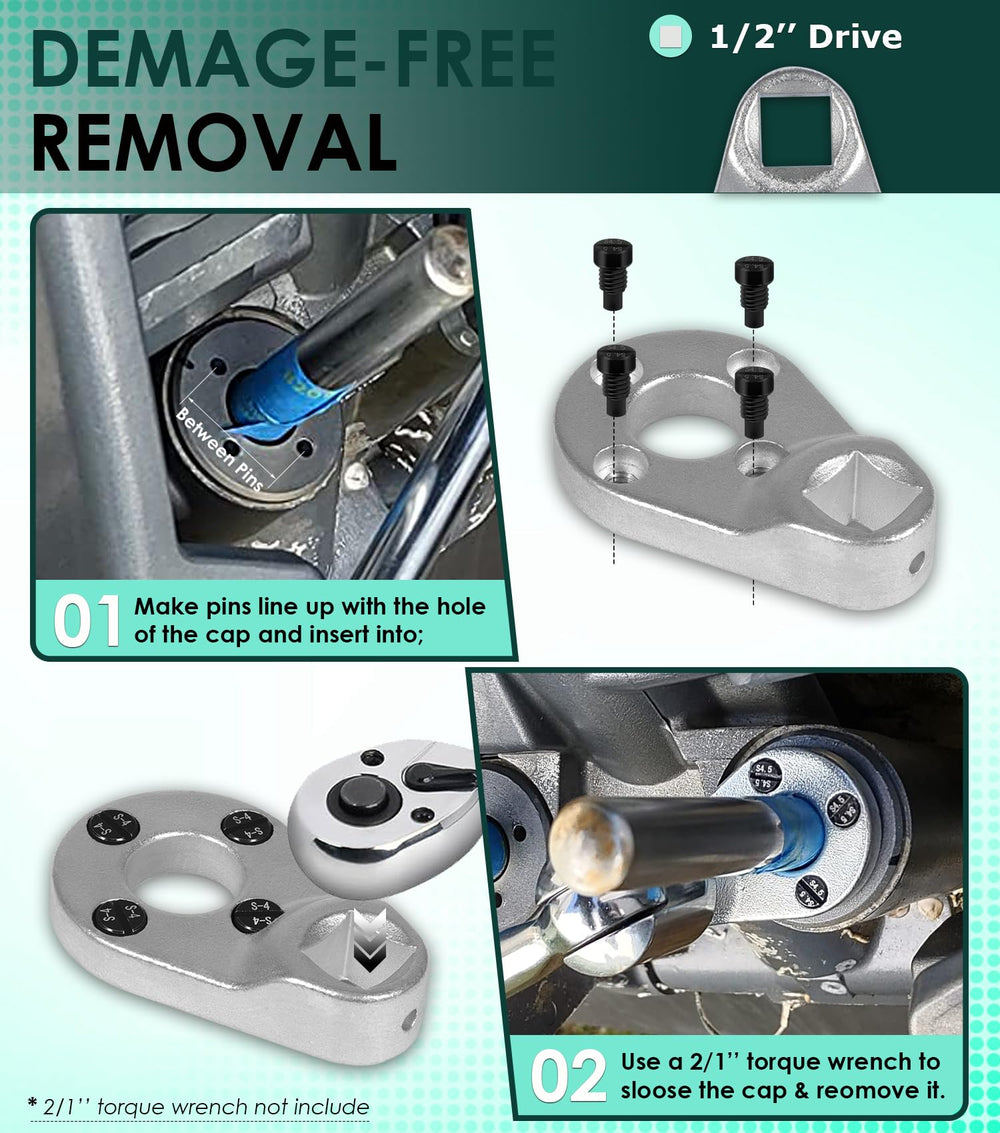 Yoursme 180ftlb high-strength pins withstand torque during service.