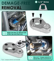 Yoursme 180ftlb high-strength pins withstand torque during service.