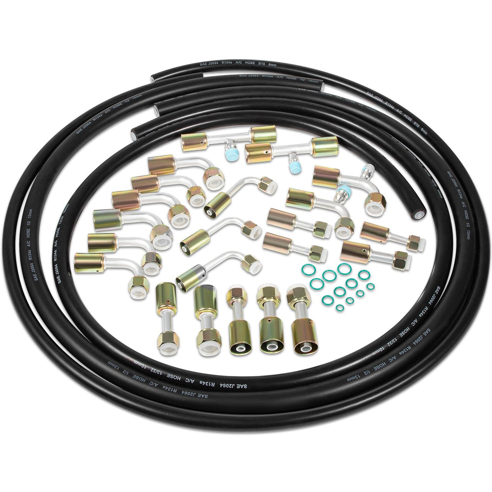 Yoursme air hose 6-5ft, straight end, durable automotive A/C hose