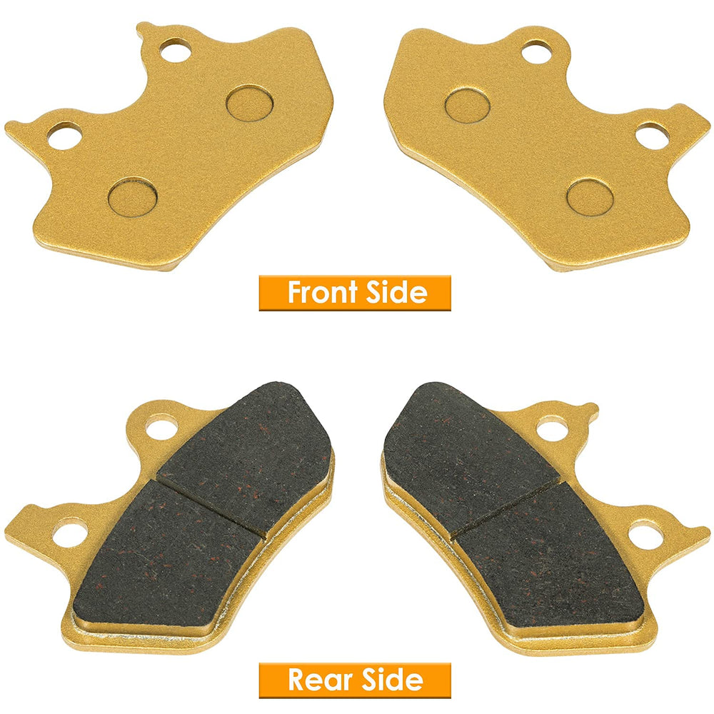 Yoursme ceramic brake pads dissipate heat efficiently on Harley motorcycles.