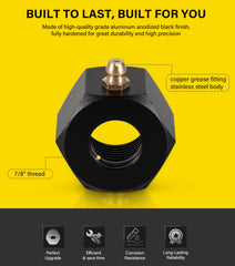 Yoursme installation-ready unit for cable and side-mount hydraulic steering systems.
