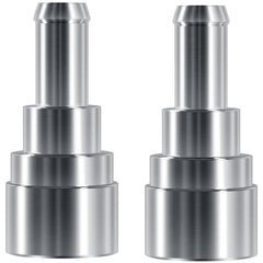 Yoursme coolant connector assembly with seals and clamps for leak-resistant connections.