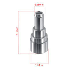Yoursme coolant connector packaging displays two connectors, seals, and clamps.