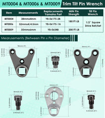 Yoursme three-piece pin-wrench set ready for quick maintenance