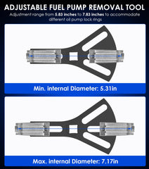Yoursme diameter range image showing 5.83 to 7.83 inches coverage.