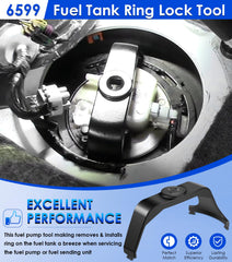 Three-prong arms grip the ring securely for safe removal with Yoursme tool