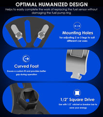 Yoursme half-inch drive compatibility for common ratchets and ease of use.