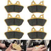 Yoursme ceramic front brake pads for Harley, enhanced stopping power in dry conditions.