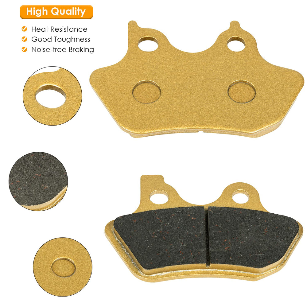 Yoursme Harley-Davidson touring brake pads 2-front 1-rear pack ready for install.