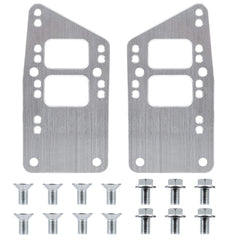 Yoursme aluminum LS swap plate close-up highlighting milling precision