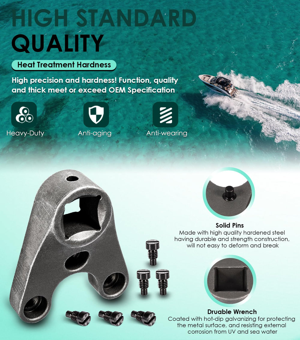 Yoursme outboard cap removal tool in action on a hydraulic cylinder