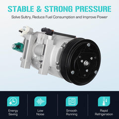 Youxmoto AC compressor prefilled PAG 46 oil, simplifies setup.