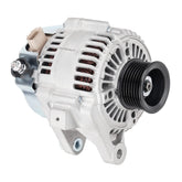 Youxmoto 90A alternator front view showing durable aluminum housing for steady power