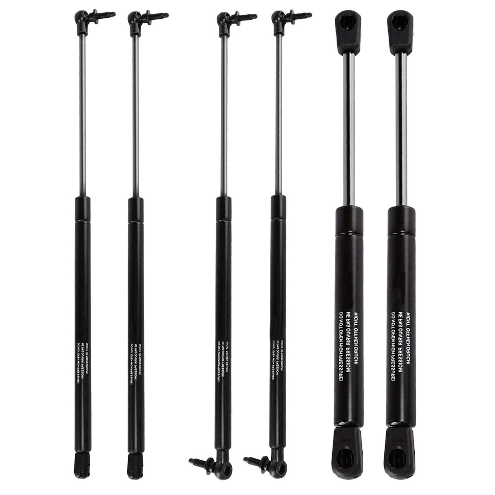 Youxmoto Jeep Grand Cherokee front hood struts left provide stabilized opening and low effort support.
