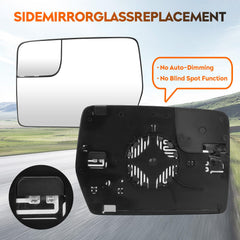Youxmoto mirror left side with turn signal function for better signaling