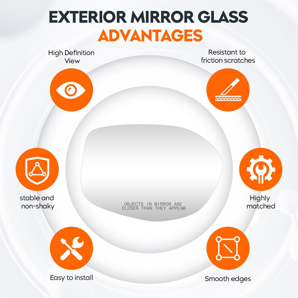 Youxmoto no blind-spot-light mirror glass for Honda Odyssey; verify compatibility.