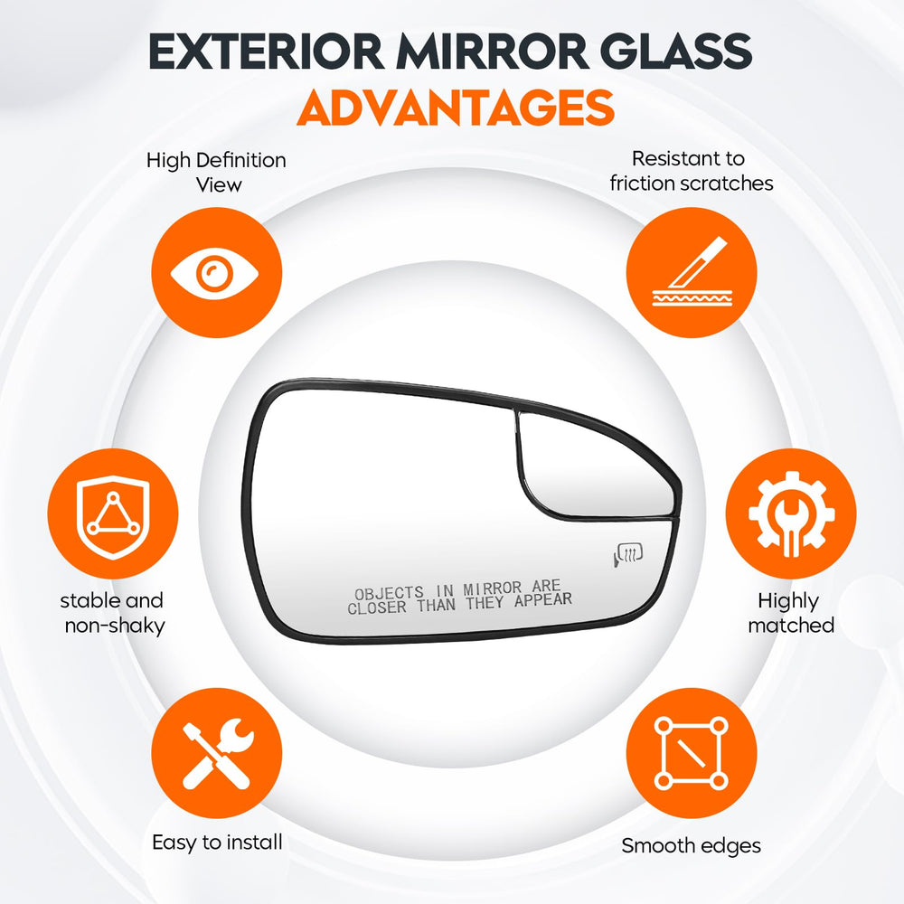 Youxmoto mirror glass test defogging performance and clear view