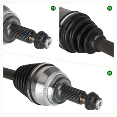 Youxmoto Sienna CV axle kit includes two shafts for easy replacement